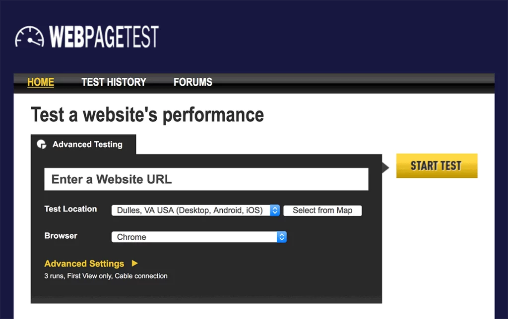 web-page-test